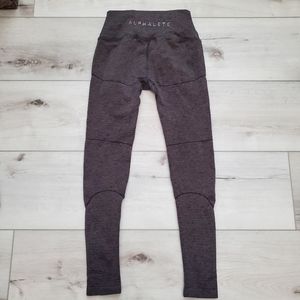 Alphalete OG Revival Leggings Marled Shale Size Medium